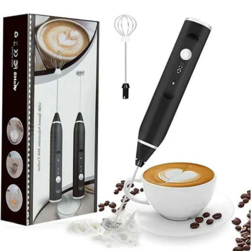 Rechargeable Electric Coffee Frother & Egg Beater | High-Speed Handheld Mixer with USB Charging Smart Coffee Beater
