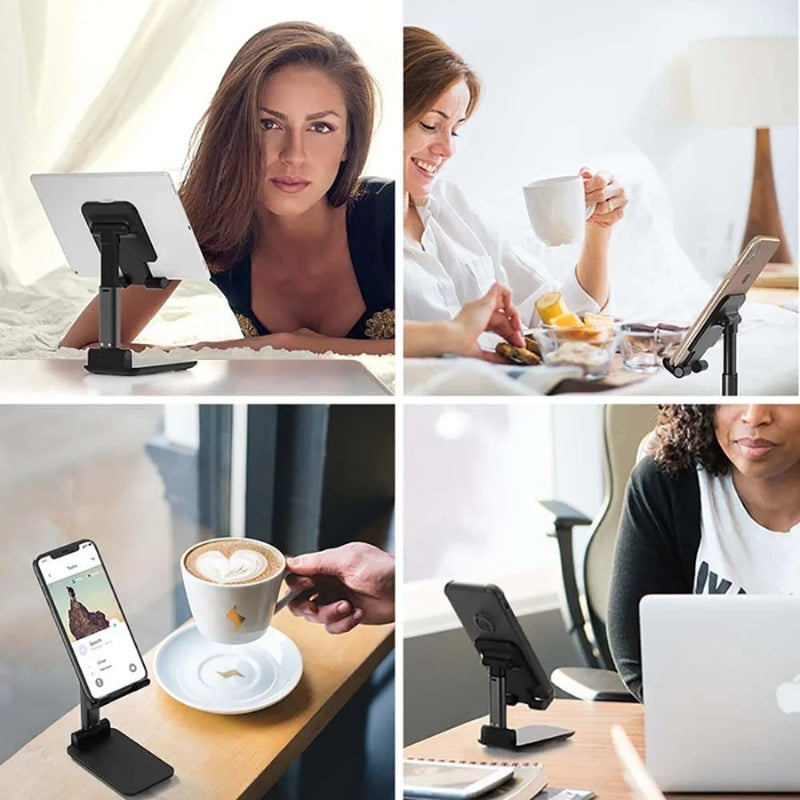 Universal Foldable Mobile & Tablet Stand | Adjustable Multi-Angle Holder Smart Foldable Stand