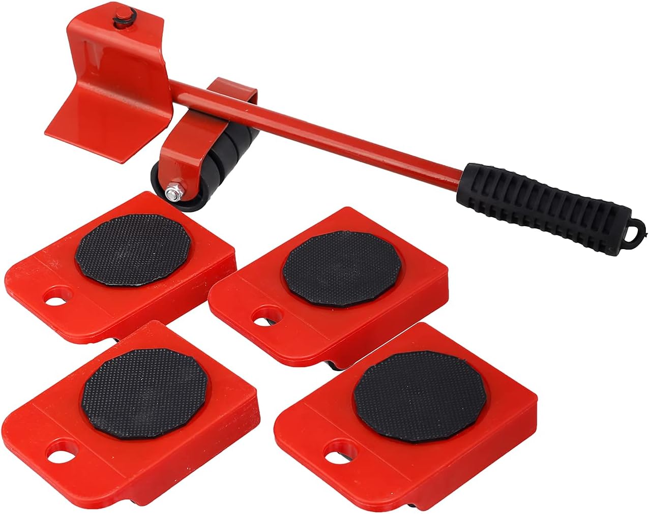 5-in-1 Heavy Furniture Mover Tool Set with Lifter & 360° Rollers Effortless moving, no pain