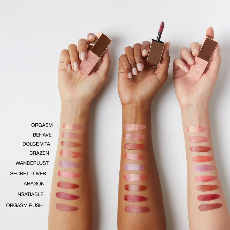 Brazen | NARS Afterglow Liquid Blush 7ml Buildable Hydrating Blush with Sodium Hyaluronate and Vegan Protein Hydrating buildable liquid blush